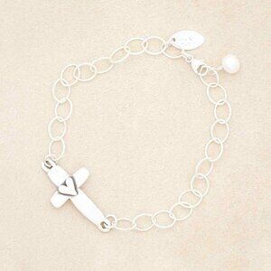 Lisa Leonard Designs Handcrafted Cross of Faith Bracelet {Sterling Silver}